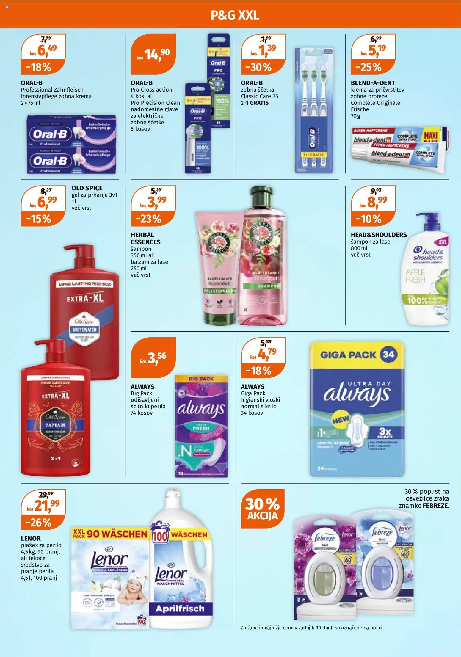 Novi Müller katalog ponudbe – veljaven od 28.09.2026 | Stran: 4 | Izdelki: Gel za prhanje, Balzam za lase, Zobna scetka, Ščitniki