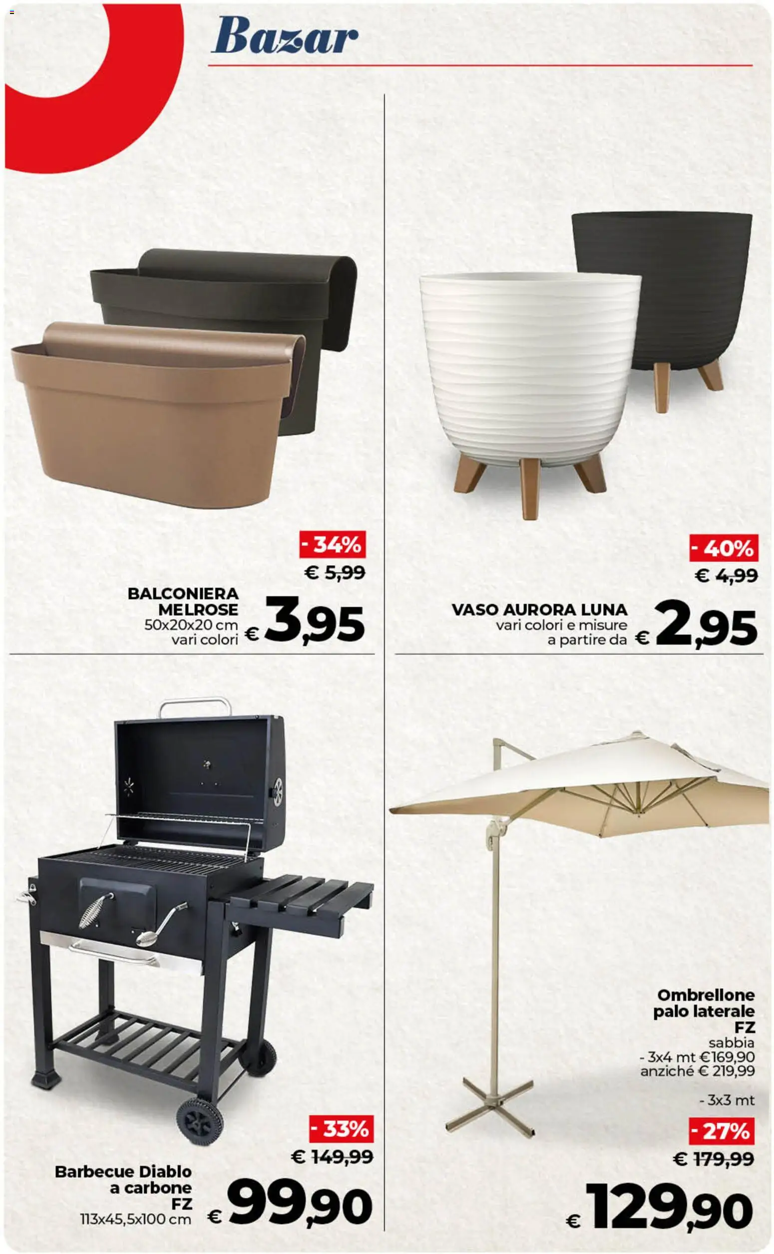 Volantino COOP del 29.05.2026 | Pagina: 51 | Prodotti: Ombrellone, Barbecue, Vaso