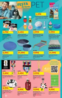 Pré-visualização Auchan - Brinquedos de Verão válido de 02.06.2026 | Página: 22 | Produtos: Piscina, Jogos, Banana, Lenço
