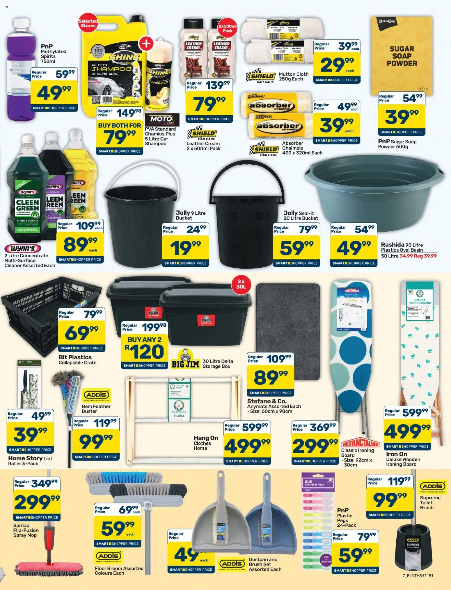 New Pick n Pay catalogue – valid from 25/09/2026 | Page: 7 | Products: Toilet, Powder, Brush, Shampoo