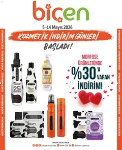 05.05.2026 tarihinden itibaren geçerli olan Biçen Market kataloğu önizlemesi | Sayfa: 2 | Ürünler: Şampuan, Saç maskesi, Süt