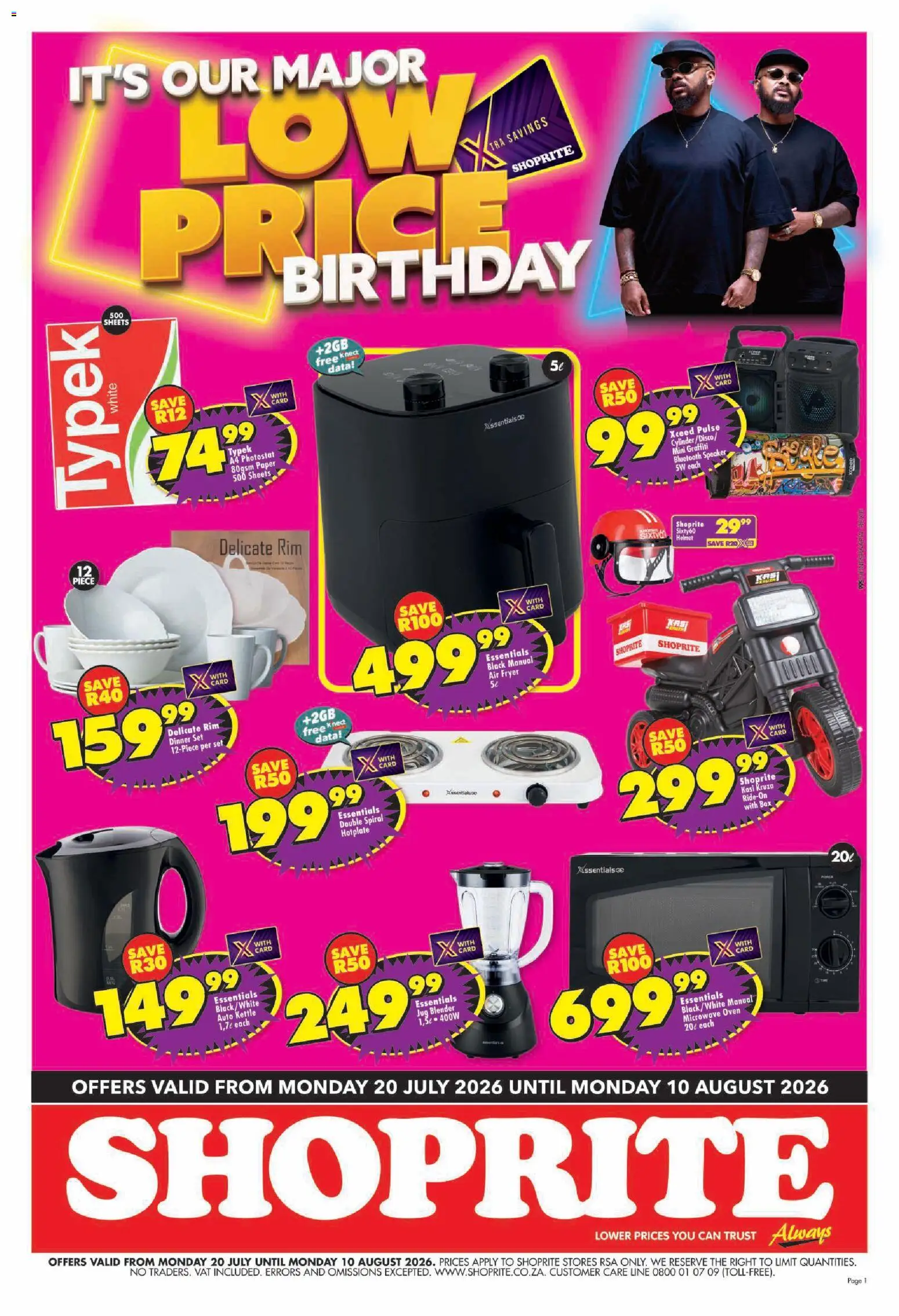 Shoprite Major Essentials (20/07/2026 - 10/08/2026) → Catalogue catalogue cover