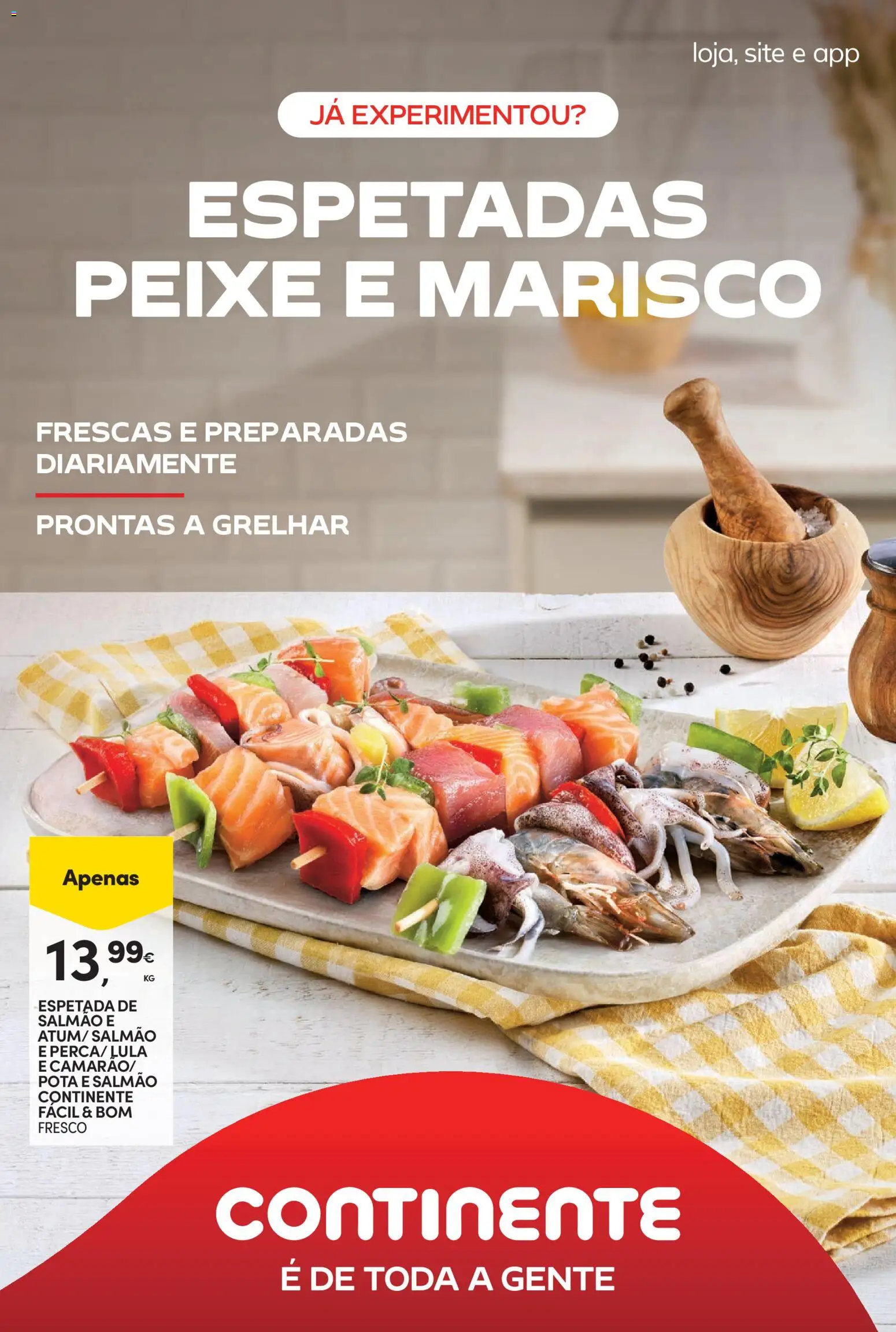 Continente Semanal Continente Bom Dia │ válido de 04/08/2026 | Página: 3 | Produtos: Salmão, Peixe