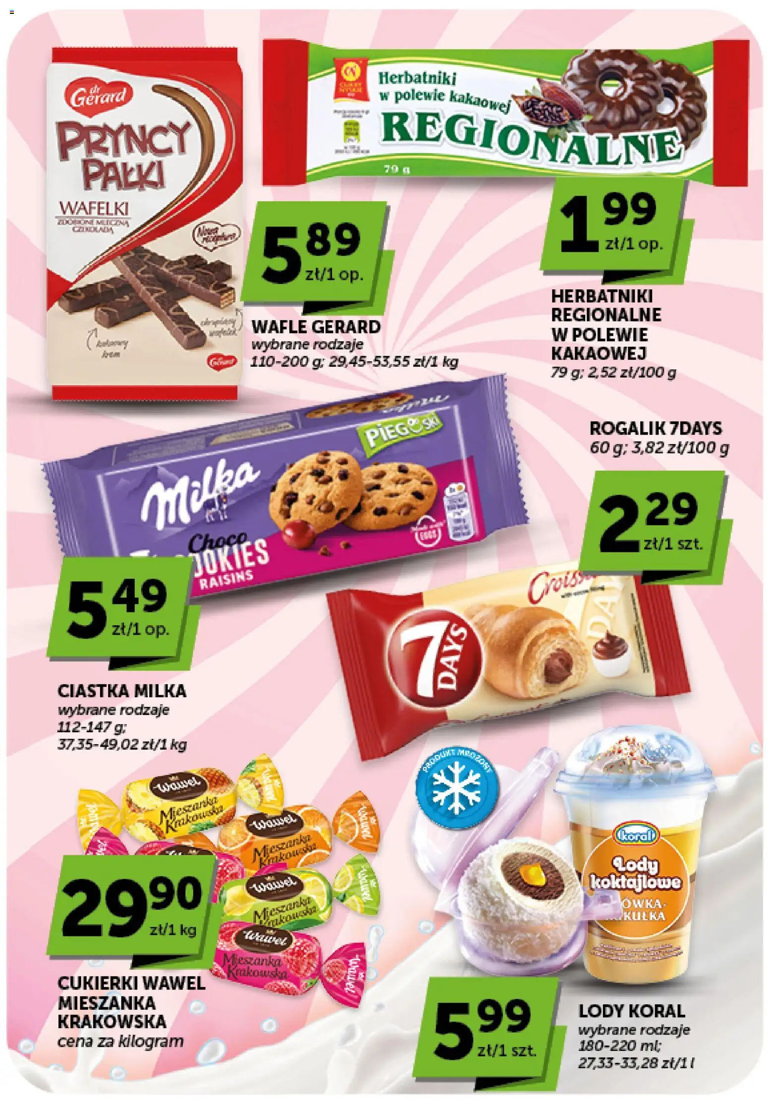 Groszek gazetka - Minimarket od 17.09.2026 | Strona: 10 | Produkty: Milka, Herbatniki, Wafelki, Cukierki