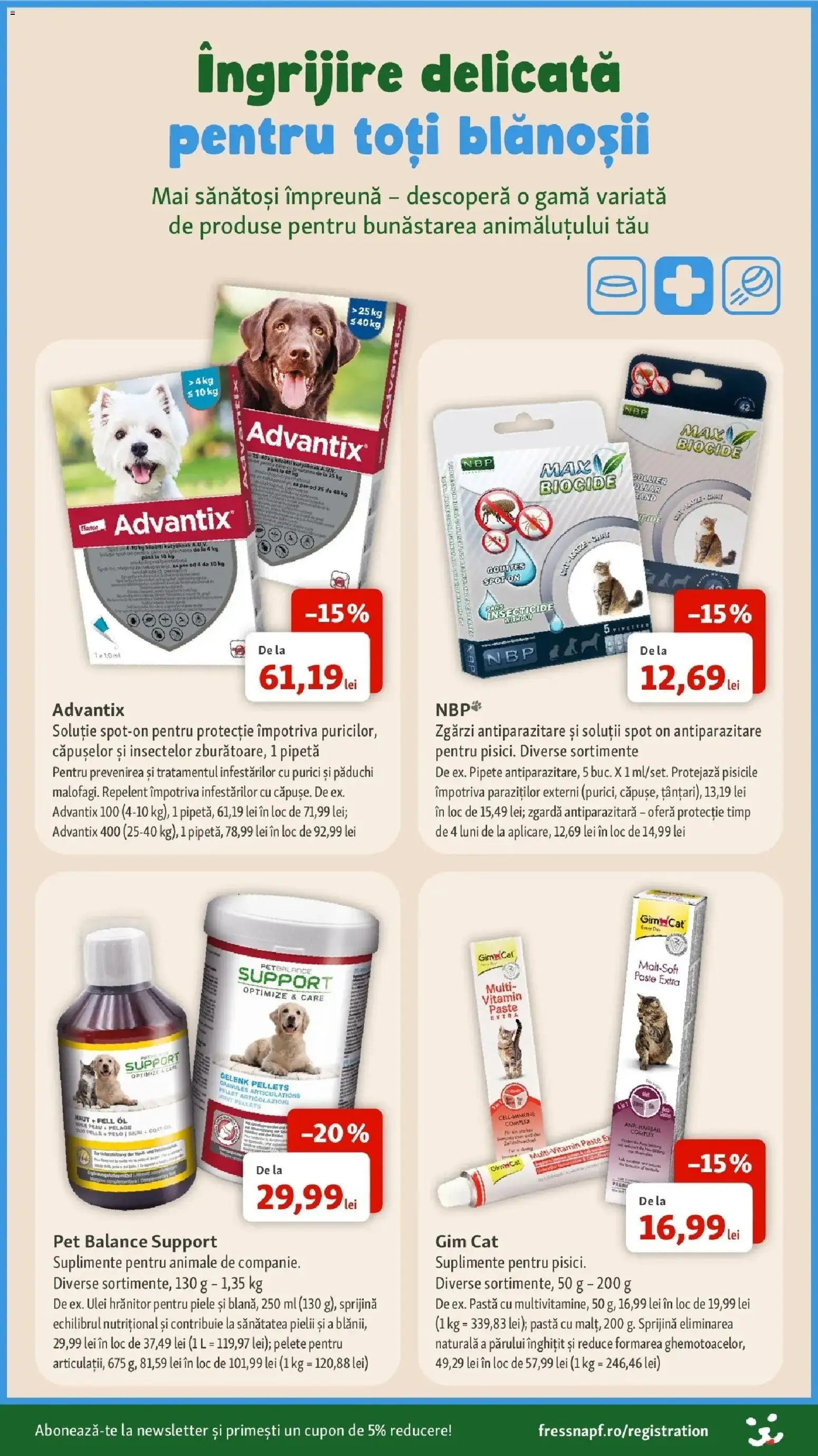 Noul catalog Fressnapf – valabil de la 04.06.2026 | Pagină: 3 | Produse: Ulei, Paste