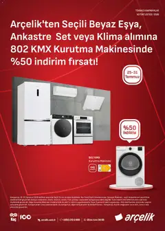 25 Temmuz 2026 tarihinden itibaren geçerli olan Arçelik kataloğu önizlemesi | Sayfa: 6