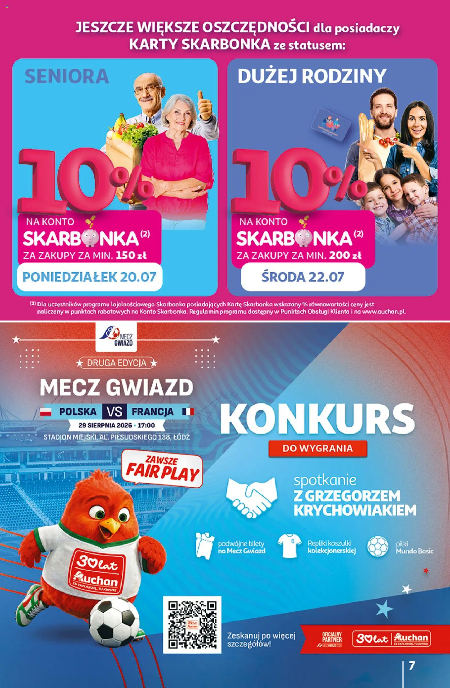 Auchan gazetka - 30 Lat Hipermarket od 16.07.2026 | Strona: 7