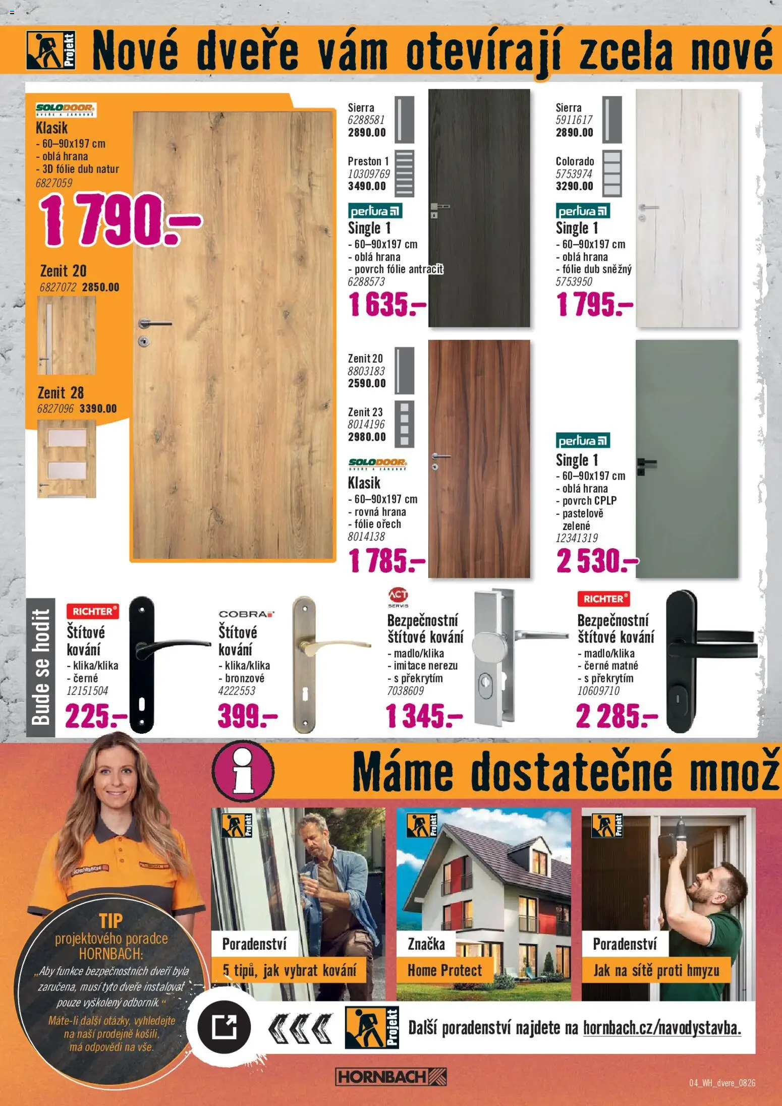HORNBACH leták - Dveře od 05.08.2026 | Strana: 4