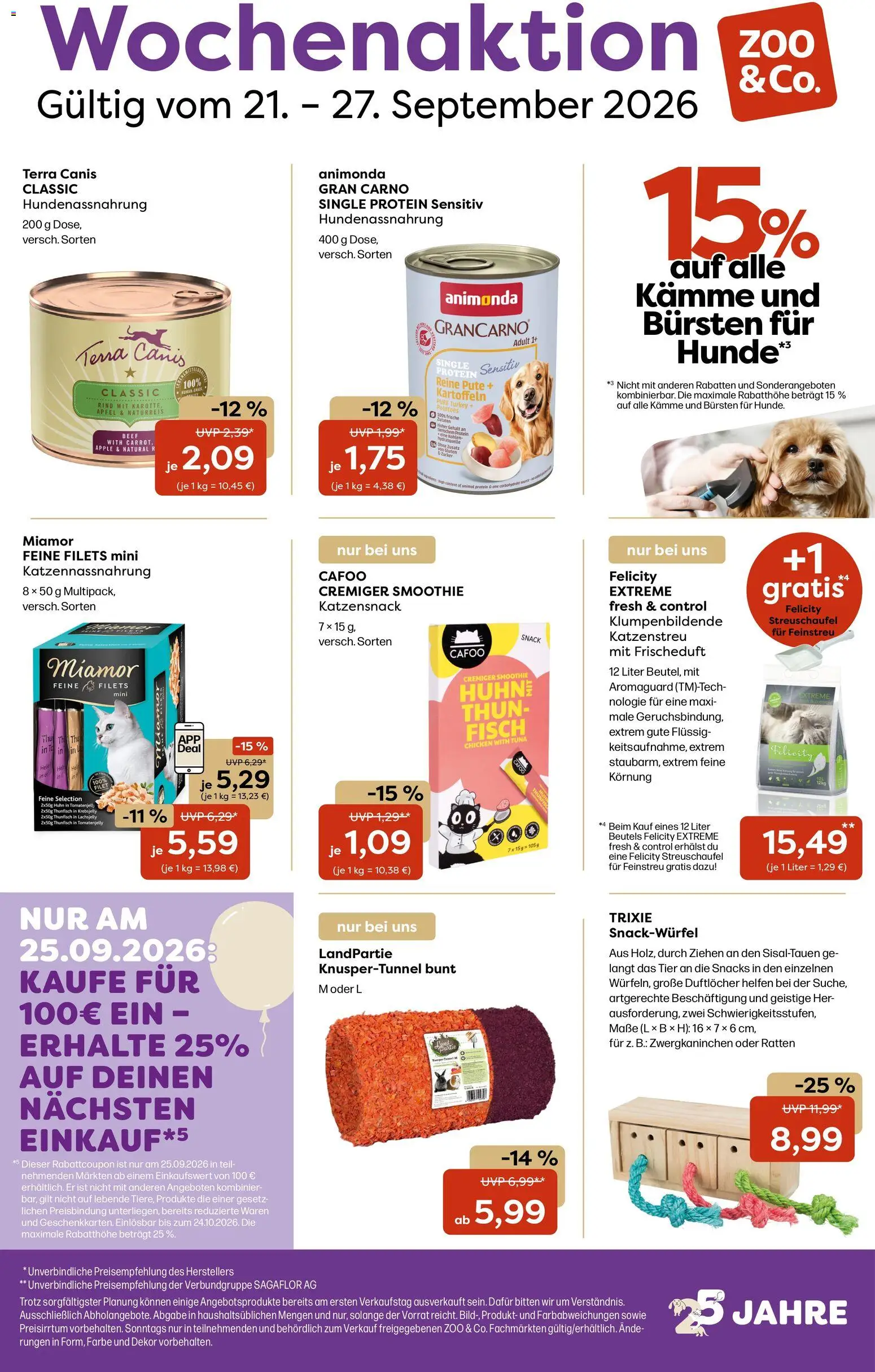 Zoo Co Montag, 21. September Top Angebote