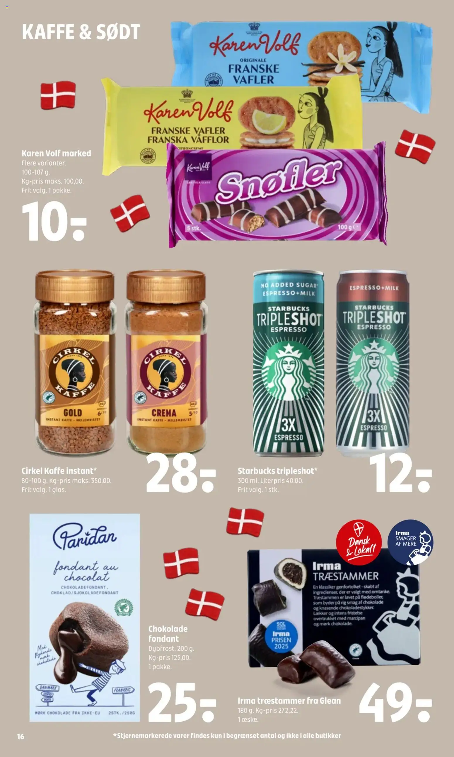Coop 365 tilbudsavis – gyldig fra 03/09/2026 | Side: 18 | Produkter: Kaffe, Chokolade, Vafler, Søm