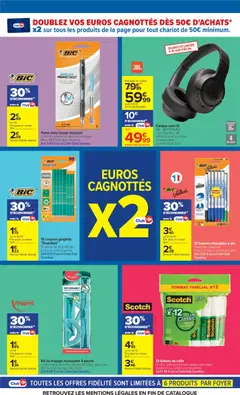 Carrefour - Prévisualisation de Casque sans fil, Réf. : JBLT760NCBLK, • Son Pure Bass JBL, • Réduction de bruit active, • Charge rapide, Garantie légale 2 ans valide à partir de 07/07/2026 | Page: 77