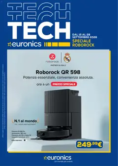 Anteprima del volantino Euronics volantino Roborock valido a partire dal 15/09/2026