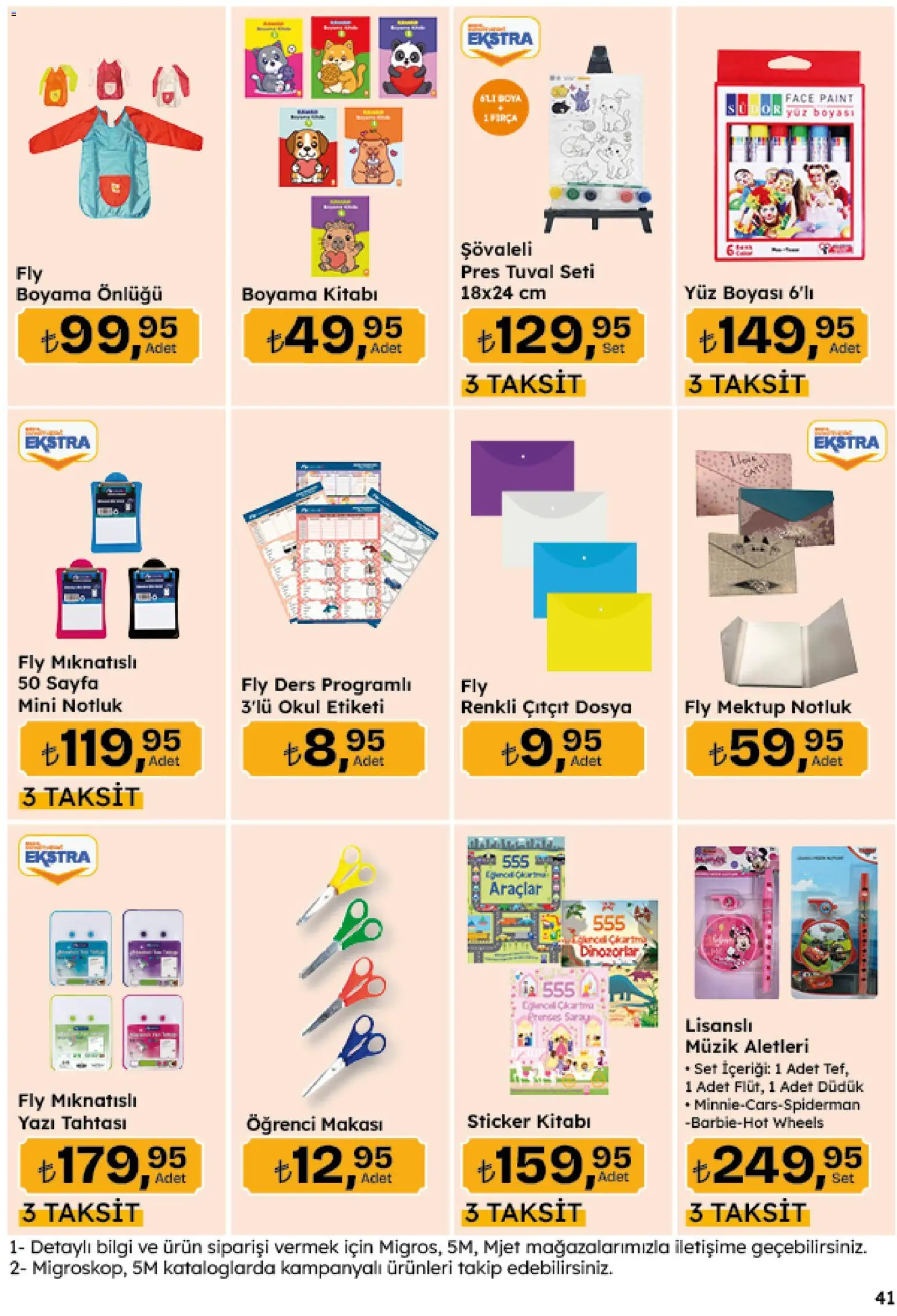 Migros Katalog - Migroskop - 20 Ağustos 2026 tarihinden itibaren geçerlidir | Sayfa: 160 | Ürünler: Yazı tahtası, Boyama önlüğü
