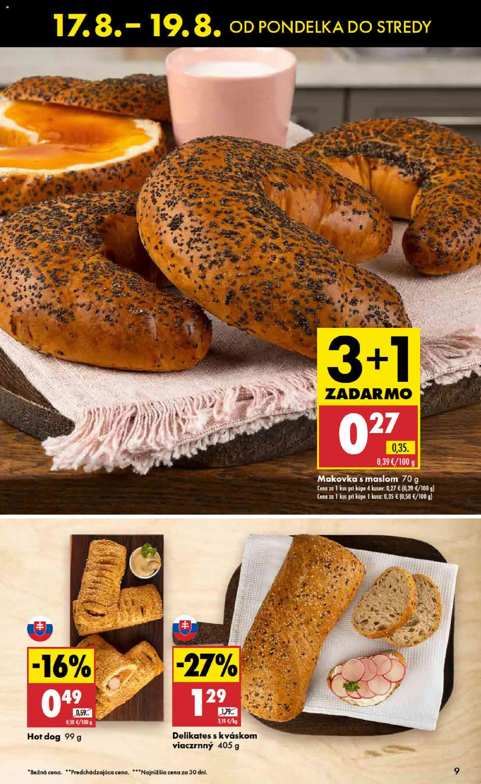 Nové Biedronka akcie – leták je platný od 17.08.2026 | Strana: 9 | Produkty: Makovka