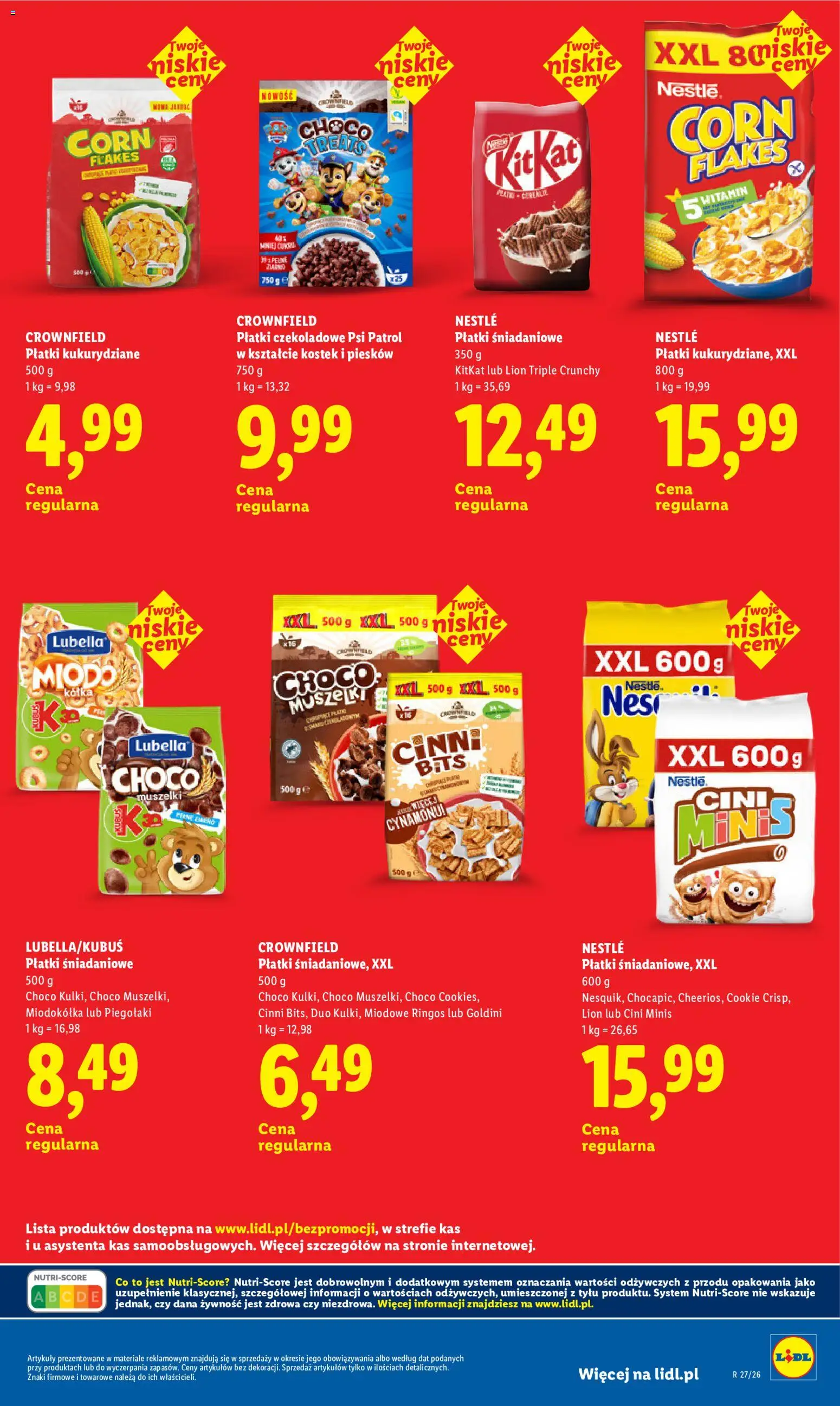 Lidl Polsko - Oszczędzaj każdego dnia od 21.08.2026 | Strana: 17 | Produkty: Cini minis