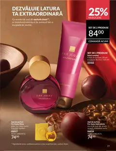 Ofertele Avon valabile de la 01.05.2026 | Pagină: 79 | Produse: Apă de parfum, Trandafir, Body, Apă