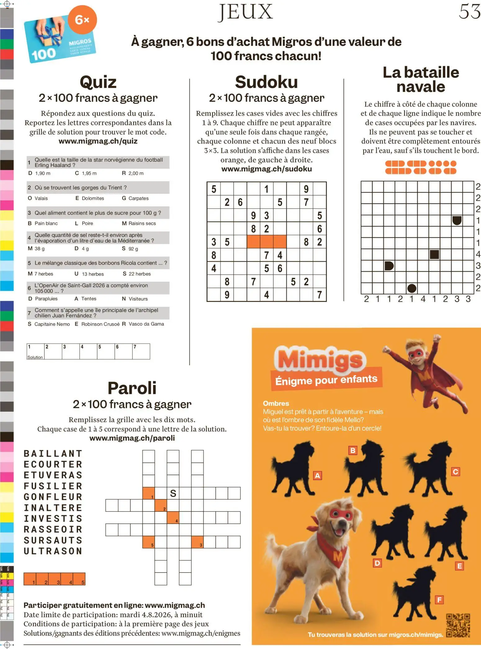 Migros aktionen Magazine FR – gültig ab 29.07.2026 | Seite: 53