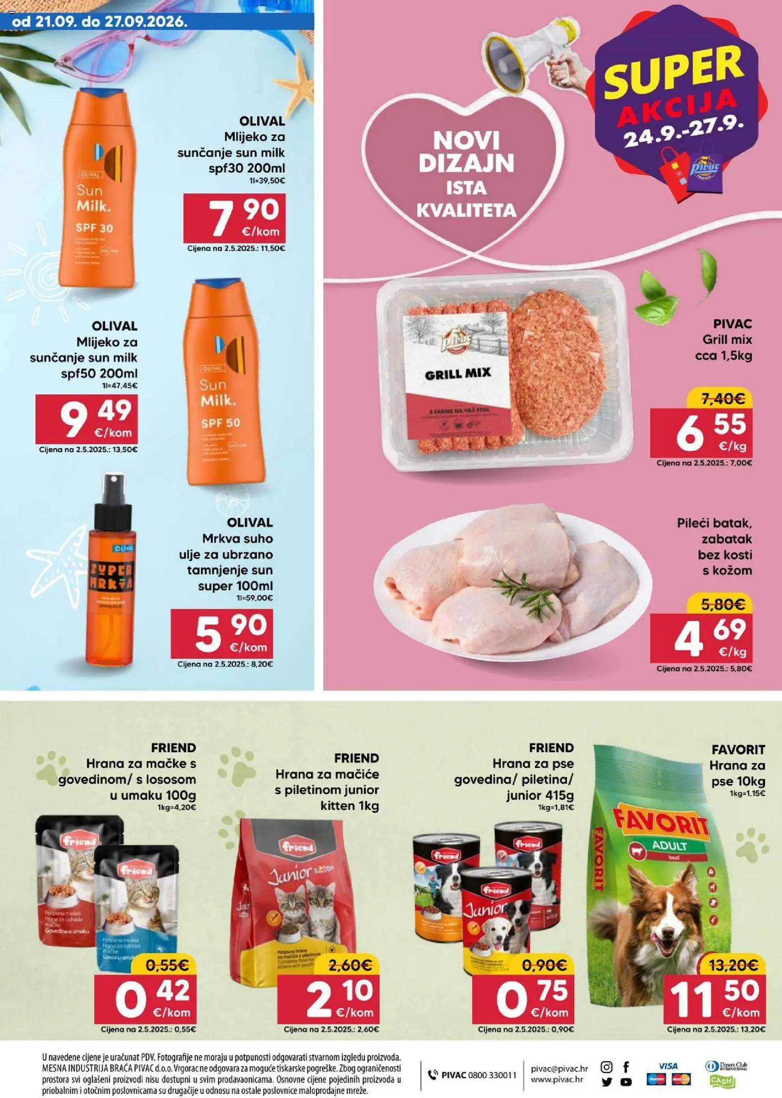 Pivac katalog | vrijedi od 21.09.2026 | Stranica: 16 | Proizvodi: Ulje, Mrkva, Grill, Hrana za mačke