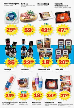 Pekås erbjudanden - Förhandsvisning av reklamblad från butik Pekås aktuell från 13/07/2026 | Sida: 3 | Produkter: Grillkorv, Pitabröd, Kebabsås, Chili