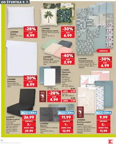 Kaufland leták platný od 09.07.2026 | Strana: 70 | Produkty: Matrace, Matrac, Plachta, Vankúš