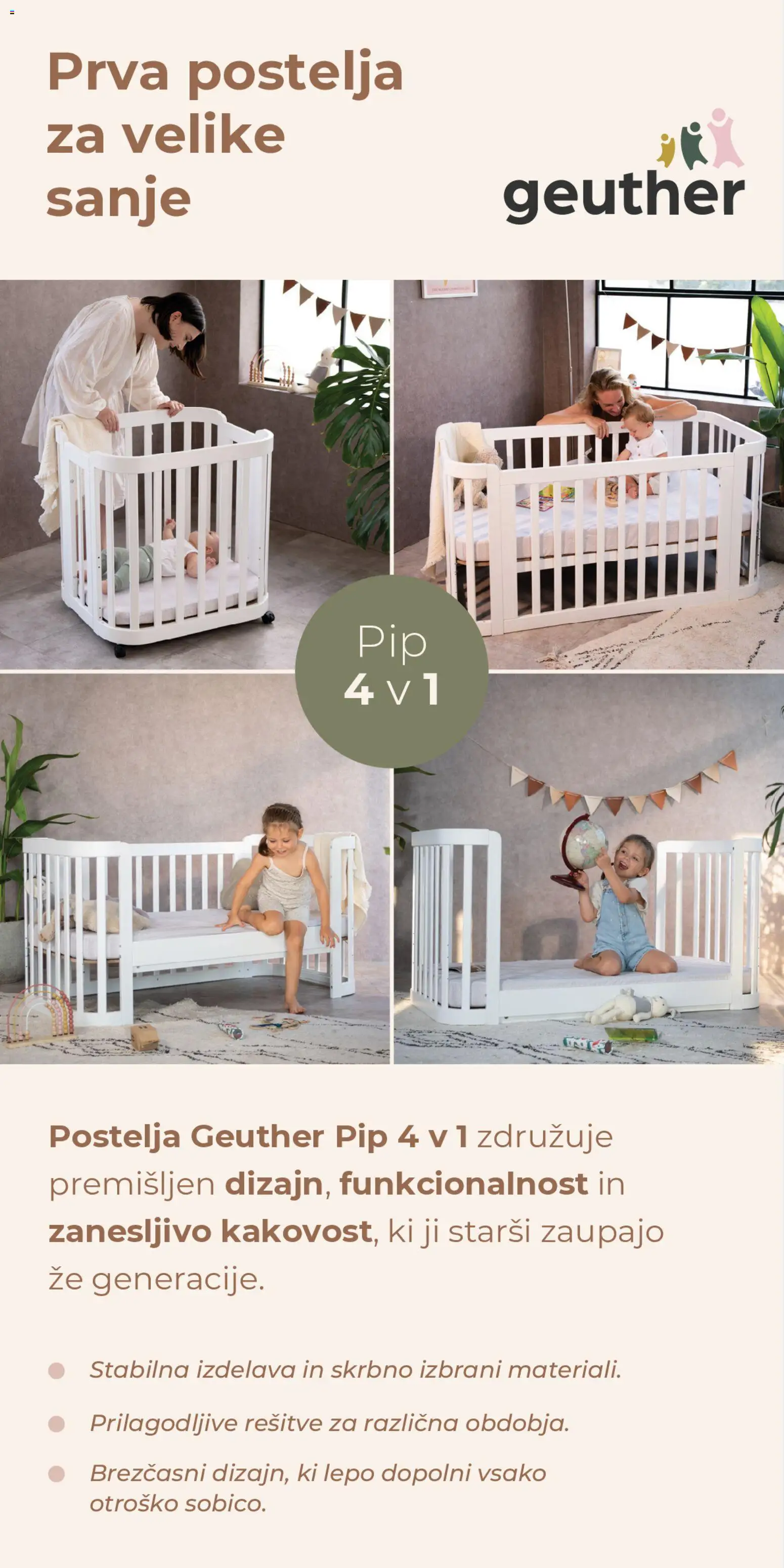 Novi Baby center katalog ponudbe – veljaven od 08.07.2026 | Stran: 37 | Izdelki: Postelja
