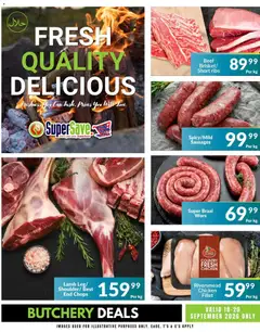Super Save specials catalogue – valid from 18/09/2026