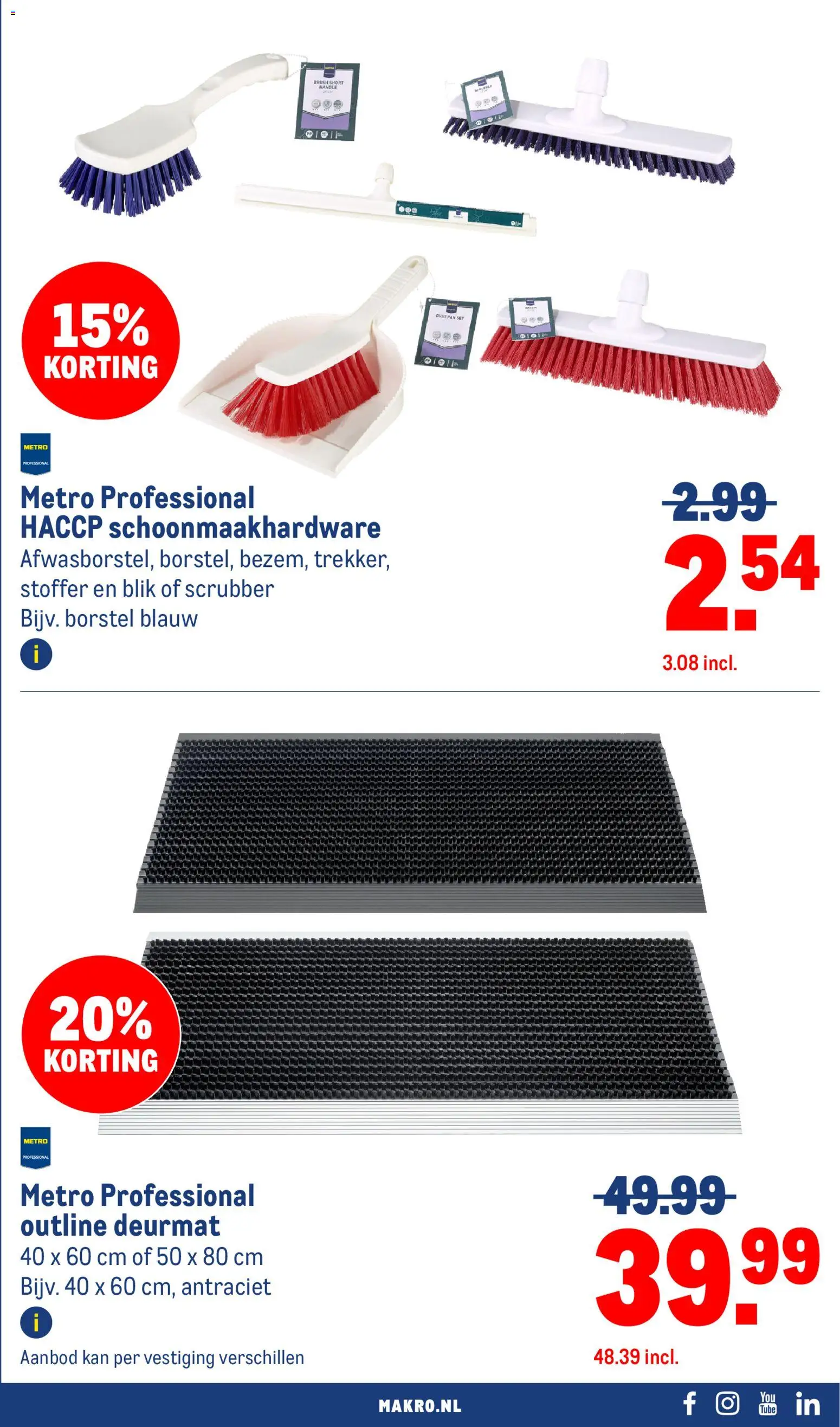 {H1} | Pagina: 25 | Producten: Stoffer, Pan, Deurmat, Borstel