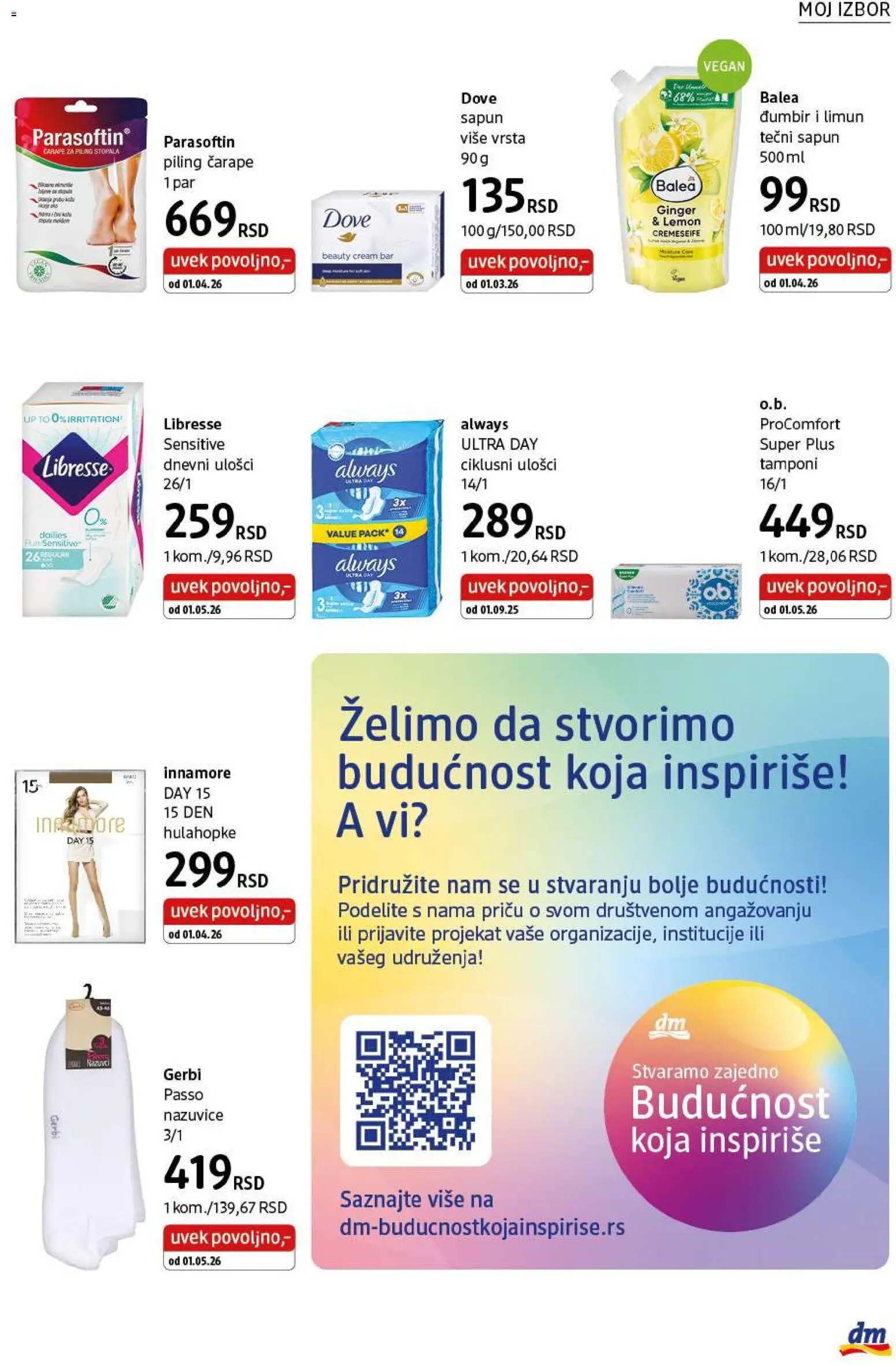 DM Drogerie katalog - važi od 01.06.2026 | Strana: 29 | Proizvode: Piling, Sapun, Dove, Limun
