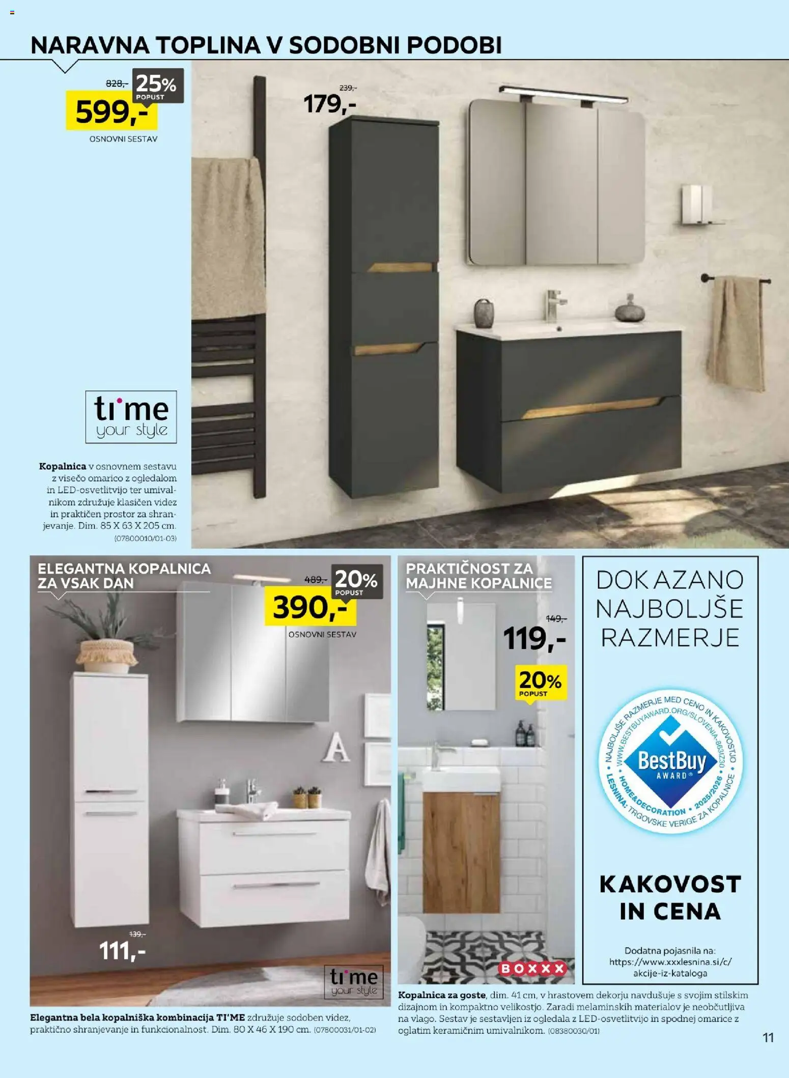 Novi XXXL Lesnina katalog ponudbe – veljaven od 18.08.2026 | Stran: 11