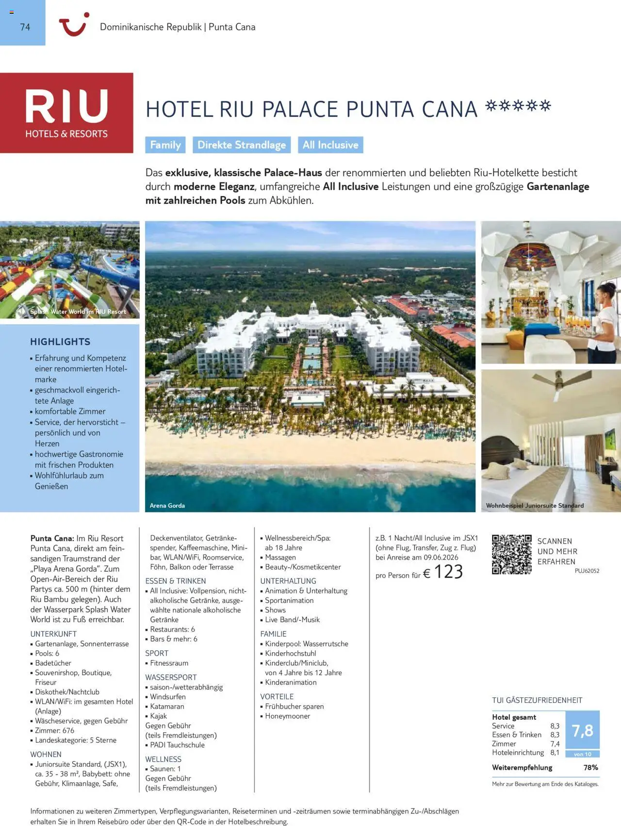 TUI Prospekt Mittelamerika & Karibik 2025/26 – gültig ab 01.11.2025 | Seite: 74 | Produkte: Babybett