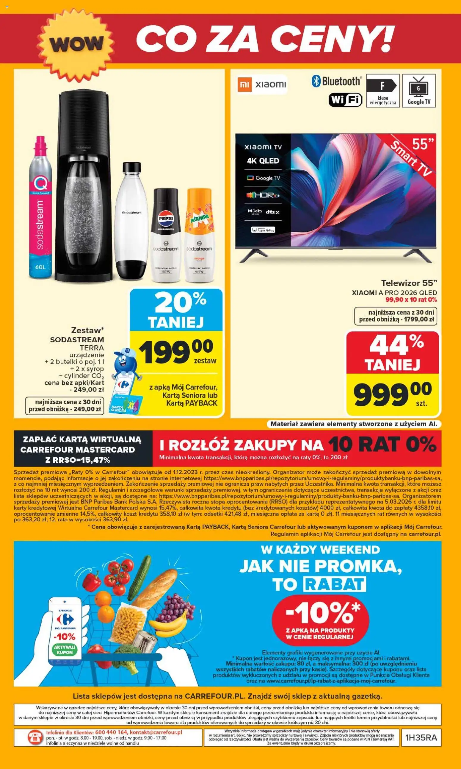 Carrefour gazetka - Warszawa od 24.08.2026 | Strona: 40 | Produkty: Karta, Syrop, Pepsi mirinda, Sodastream