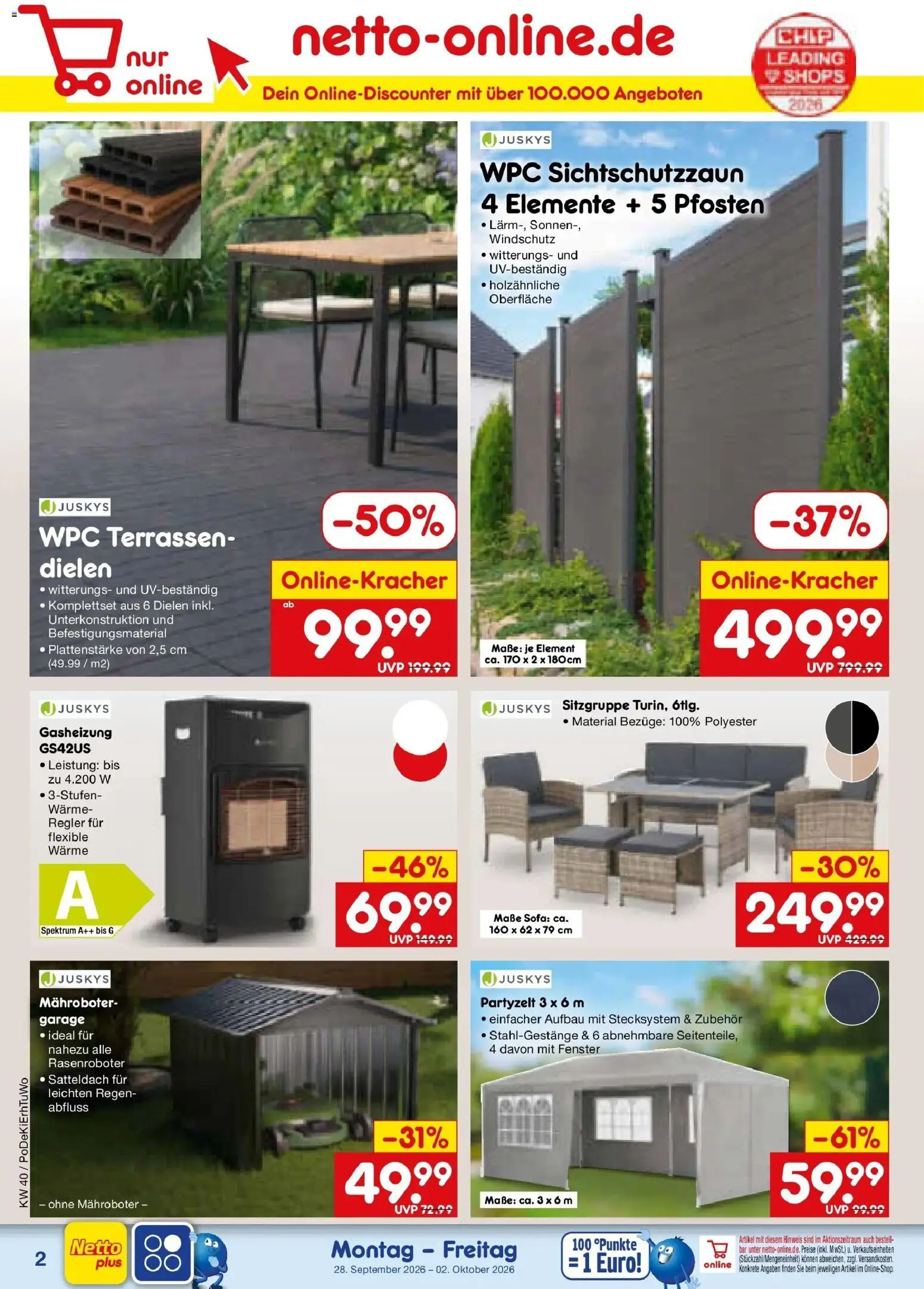 Netto Marken-Discount Prospekt Buttenwiesen – gültig ab 28.09.2026 | Seite: 46 | Produkte: Sofa