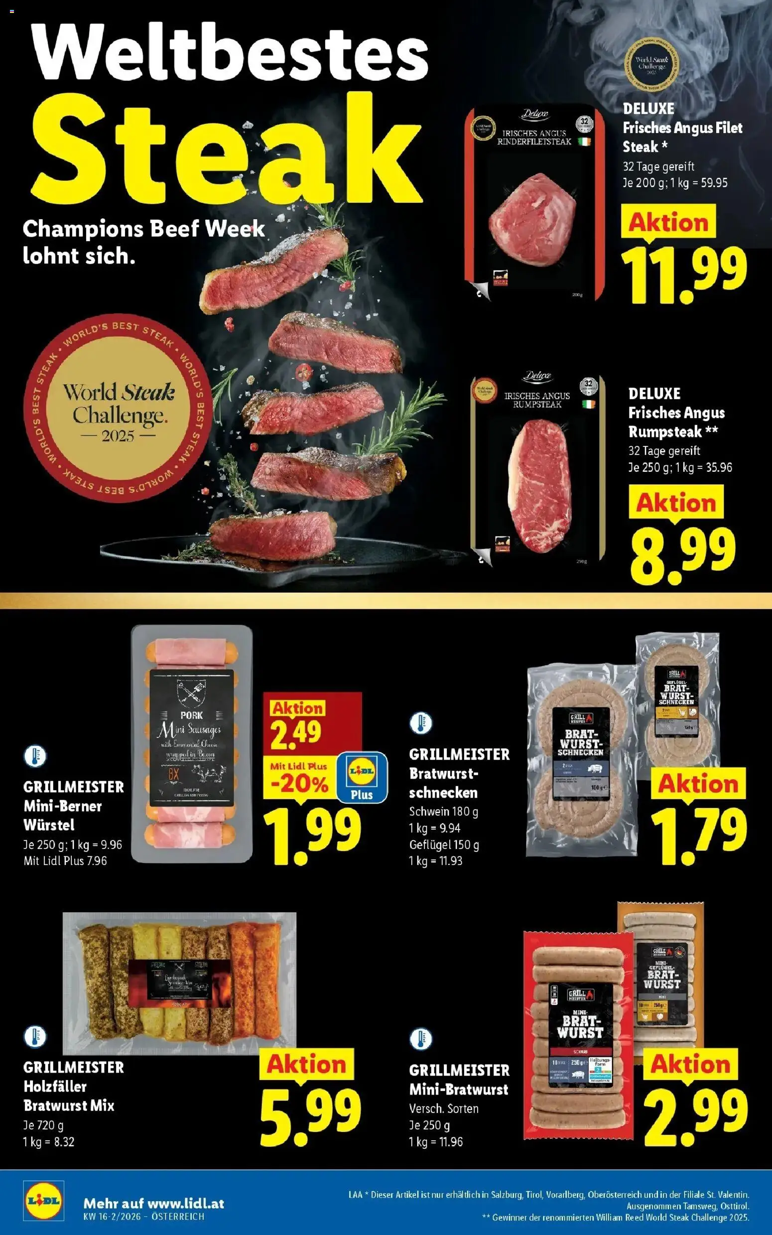 Lidl Flugblatt - Jenbach, Eferding, Dornbirn gültig ab 16.04.2026 | Seite: 6 | Produkte: Wurst, Grill