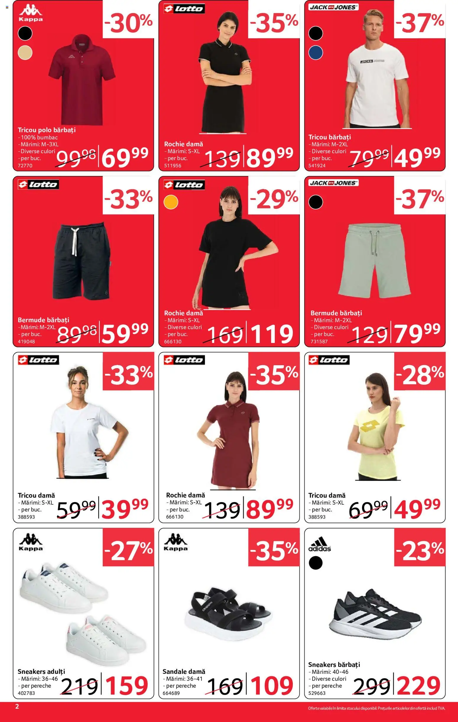 Noul catalog Selgros – valabil de la 10.07.2026 | Pagină: 2 | Produse: Rochie, Tricou, Sandale