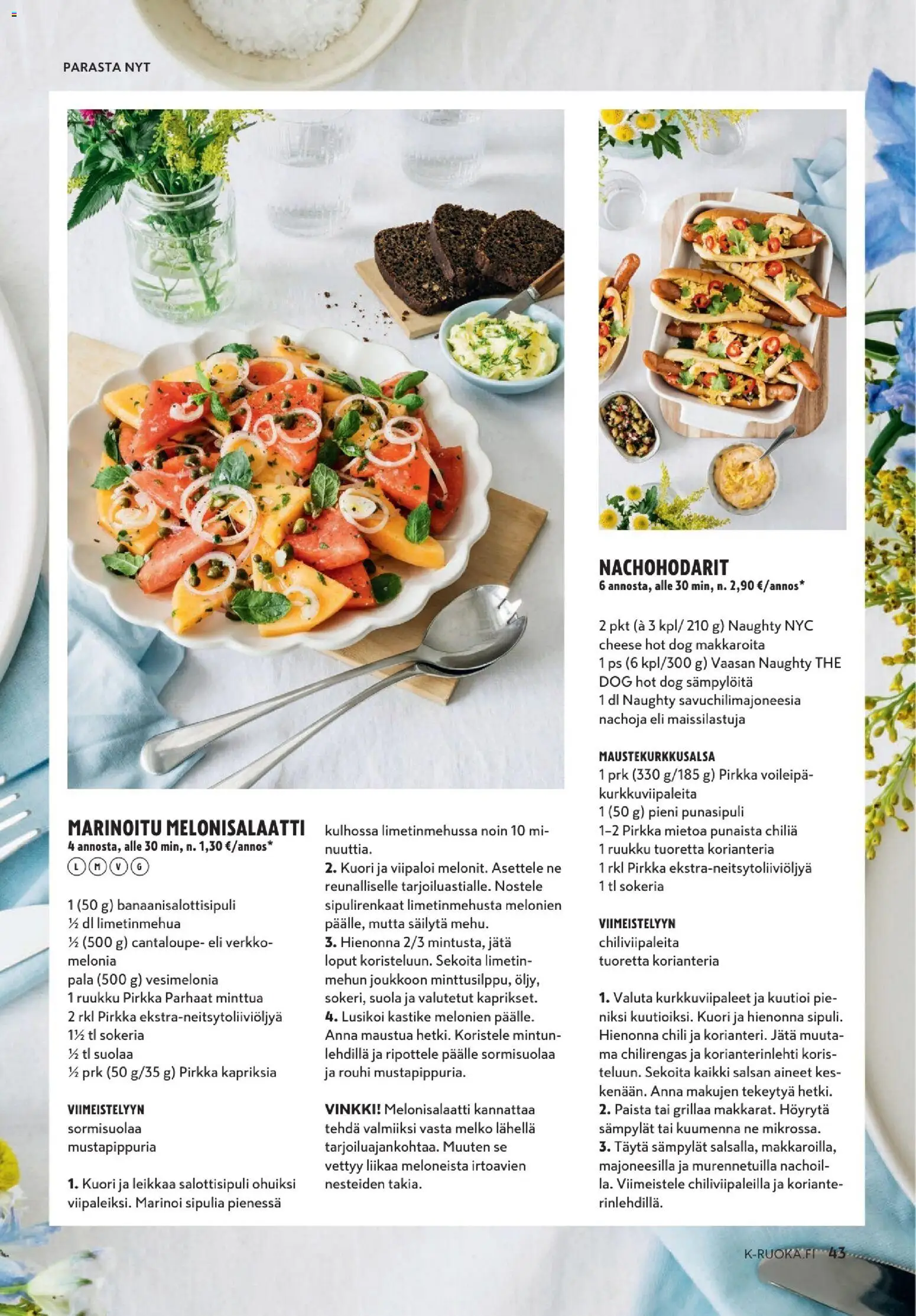 K-Citymarket tarjoukset - K-Ruoka – voimassa 10.06.2026 alkaen | Sivu: 43 | Tuotteet: Voileipä, Salottisipuli, Chili, Suola
