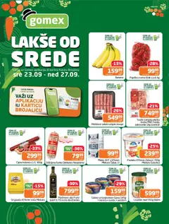 Gomex katalog летак - pregled Gomex kataloga - važi od 23.09.2026