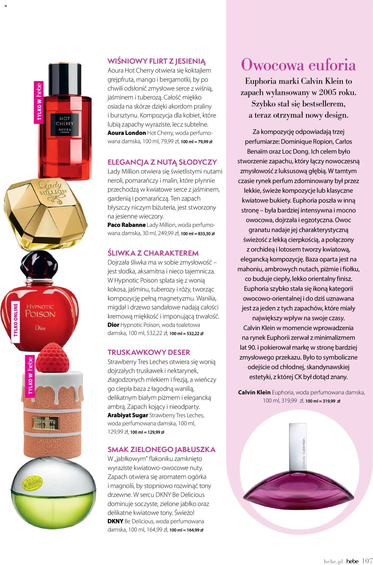 Hebe gazetka - Magazyn od 01.09.2026 | Strona: 107 | Produkty: Mango, Deser, Woda toaletowa, Woda