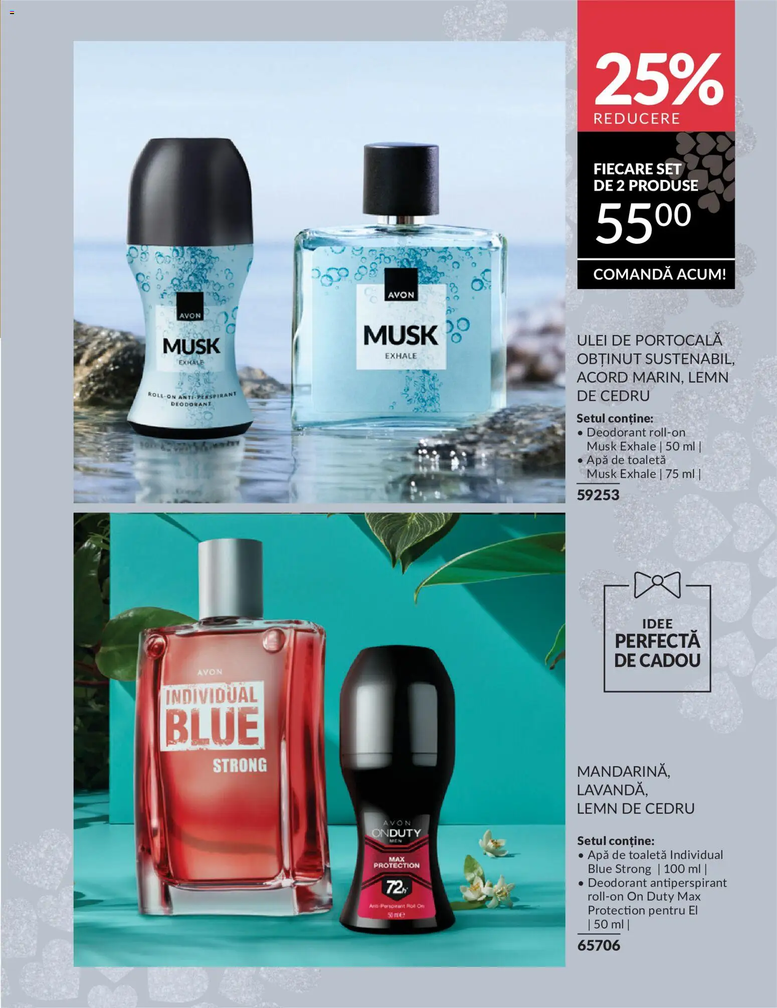 Noul catalog Avon – valabil de la 11.05.2026 | Pagină: 27 | Produse: Toaletă, Apă de toaletă, Ulei, Deodorant
