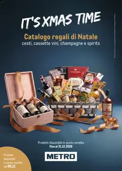 Anteprima del volantino Metro volantino Regalistica Natale valido a partire dal 19/10/2026