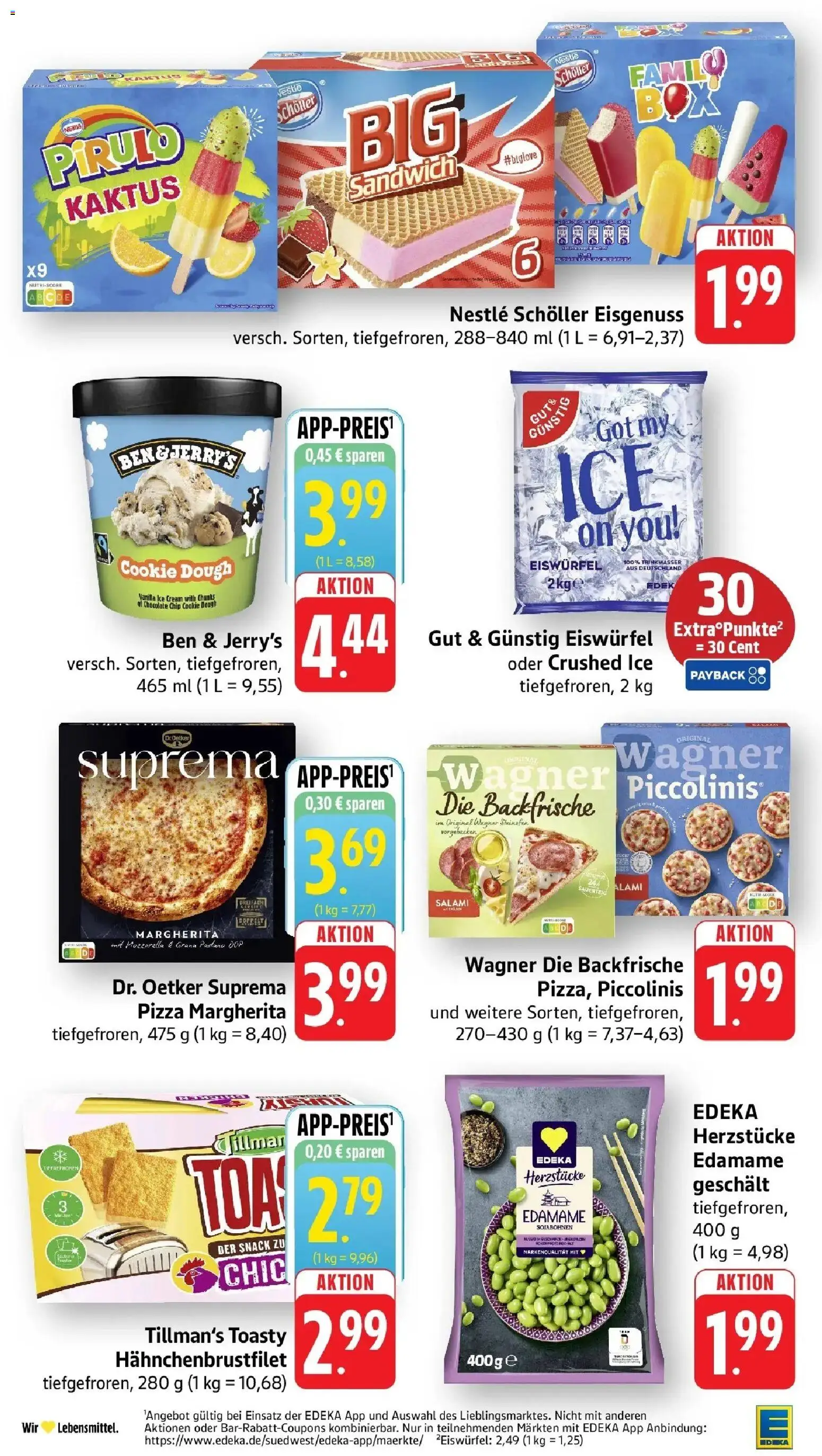 Edeka prospekt Karlsbad-Langensteinbach	 – gültig ab 10.05.2026 | Seite: 25 | Produkte: Mozzarella, Piccolinis, Salami, Pizza