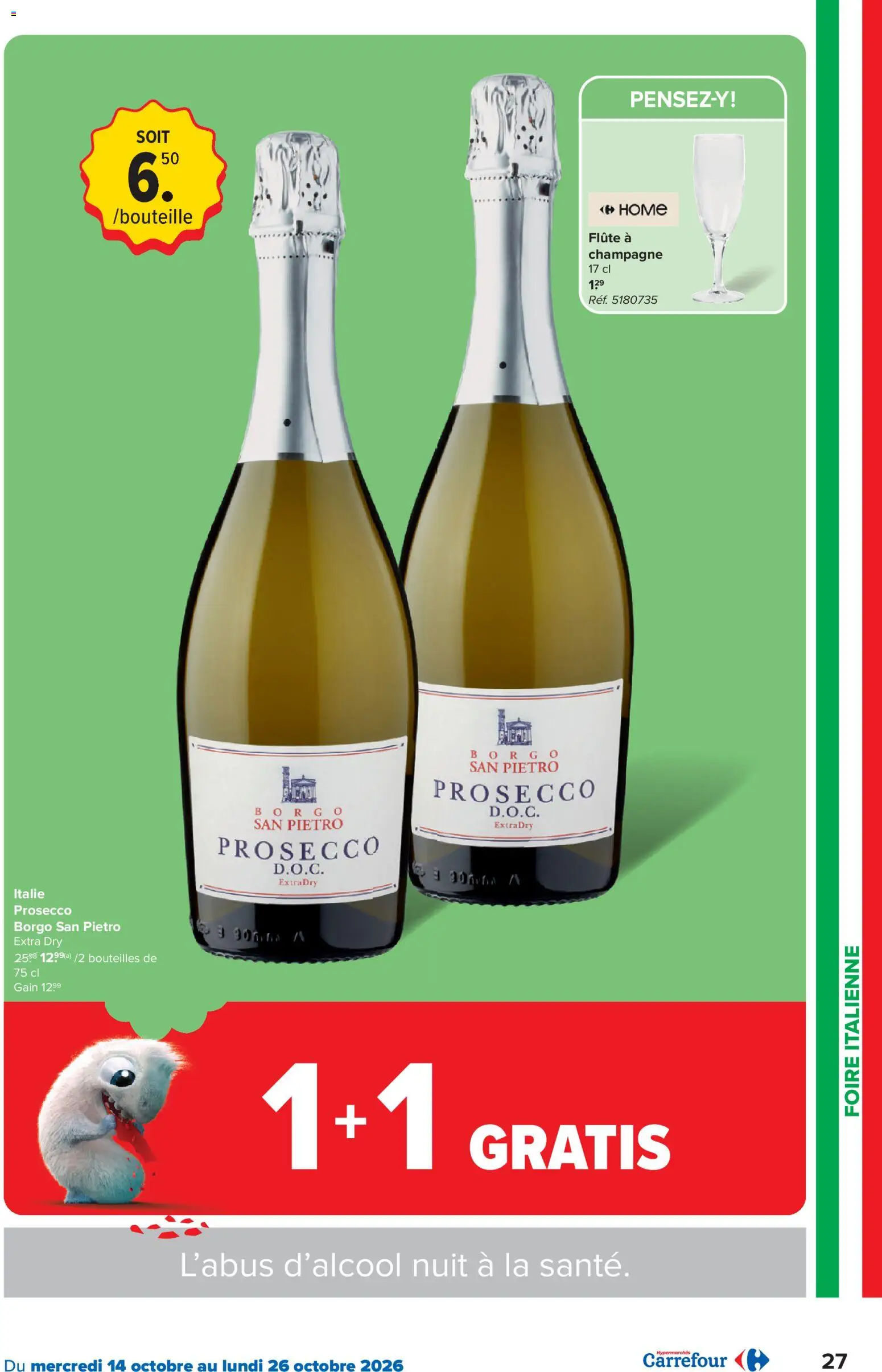 {H1} | Pagina: 27 | Producten: Prosecco, La, Champagne