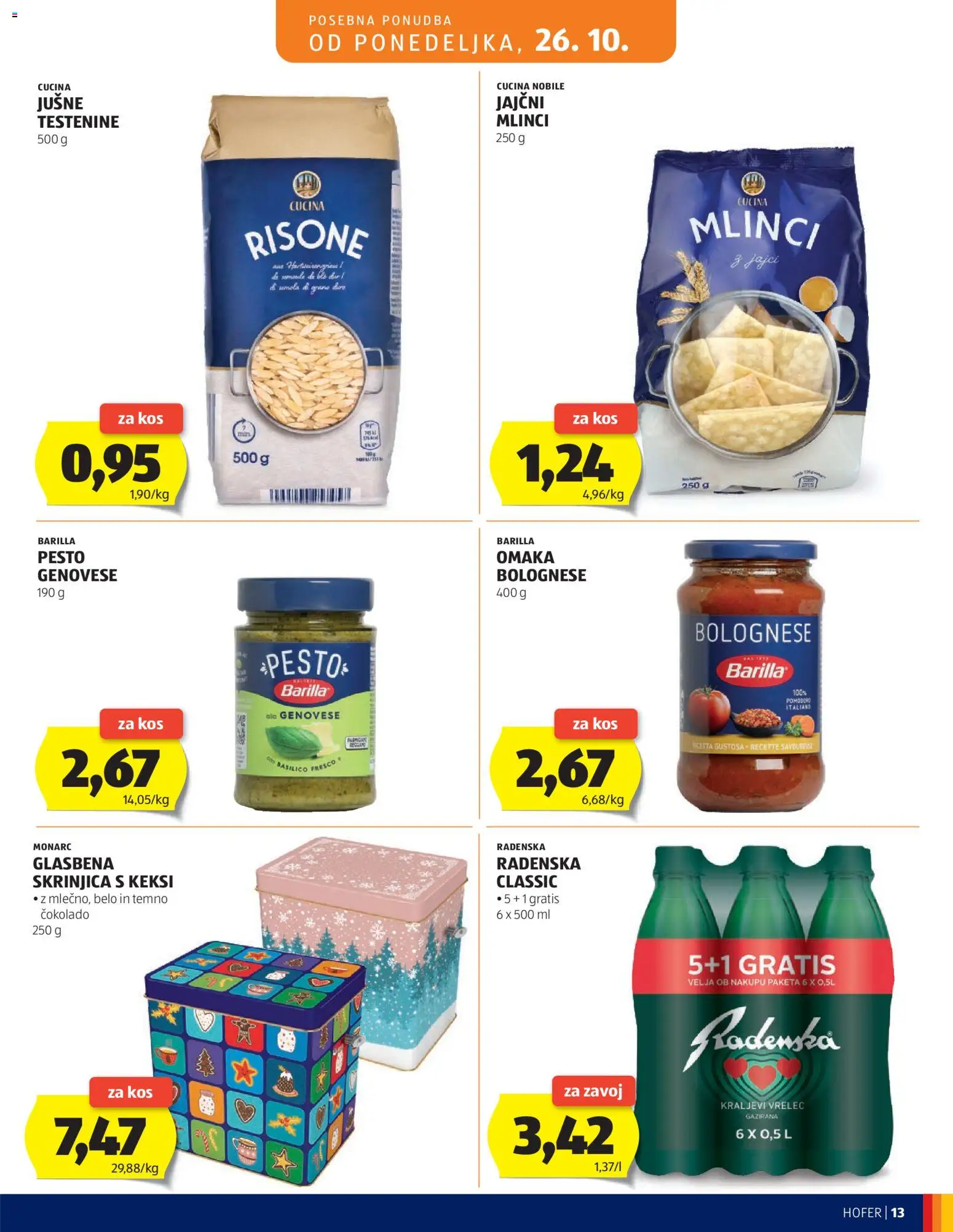 Novi Hofer katalog ponudbe – veljaven od 21.10.2026 | Stran: 13