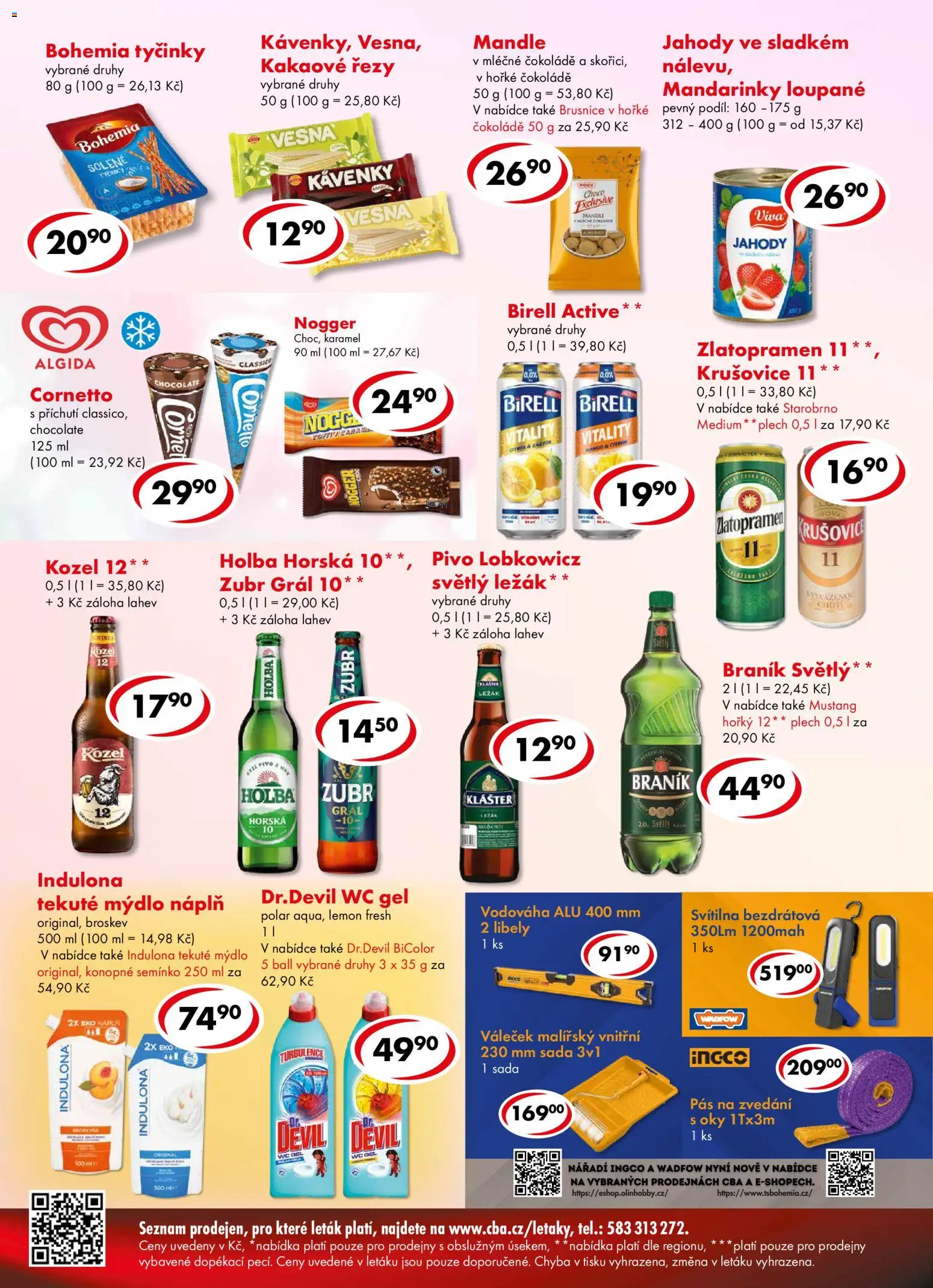 CBA leták - Premium od 07.10.2026 | Strana: 4 | Produkty: Mandarinky, Tyčinky, Brusnice, Váleček