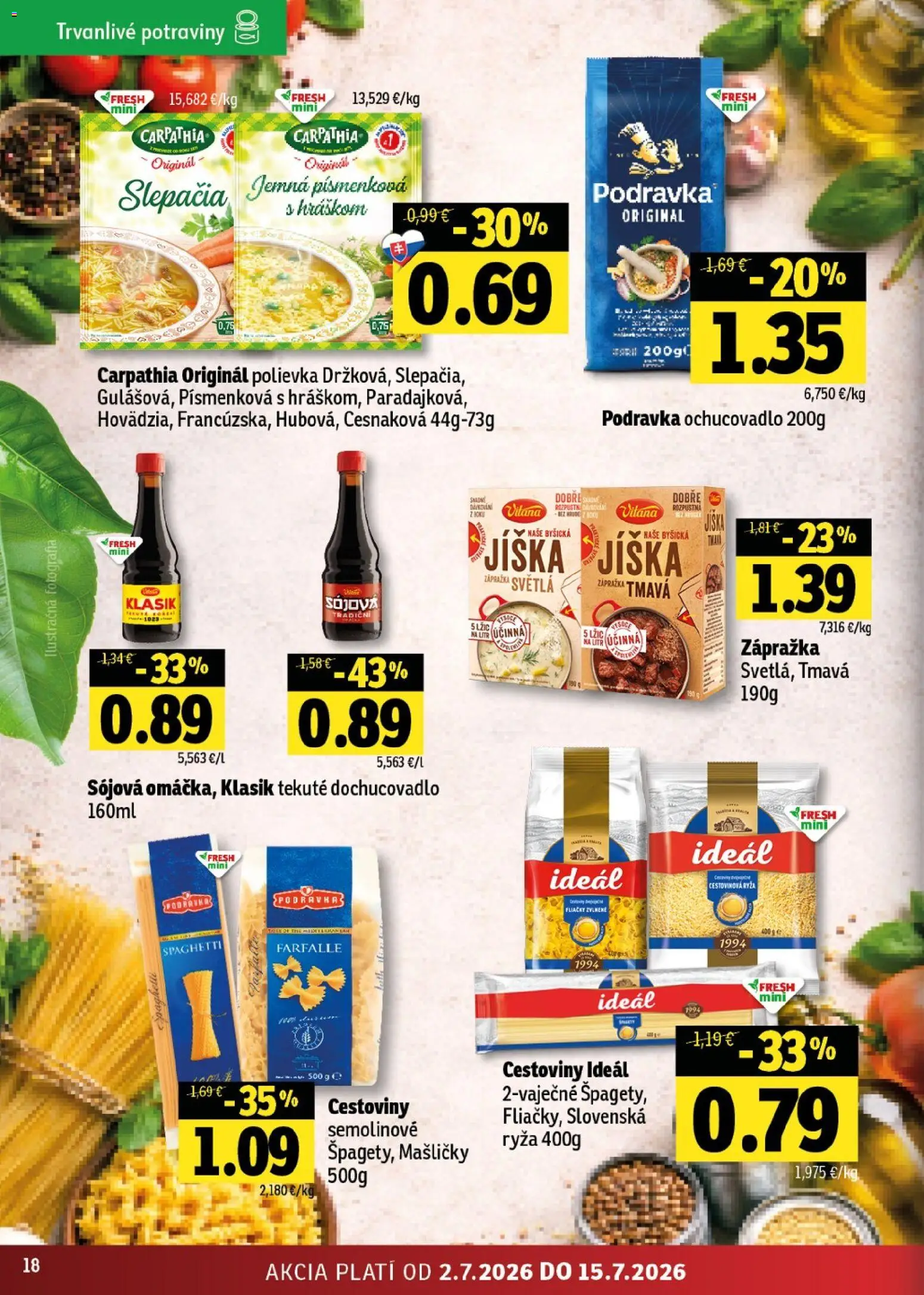 Nové Fresh akcie – leták je platný od 02.07.2026 | Strana: 18