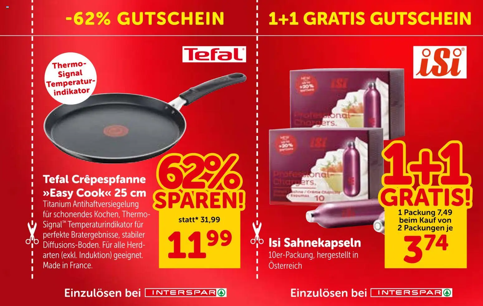 Interspar Gutscheinheft gültig ab 07.05.2026 | Seite: 19 | Produkte: Herd