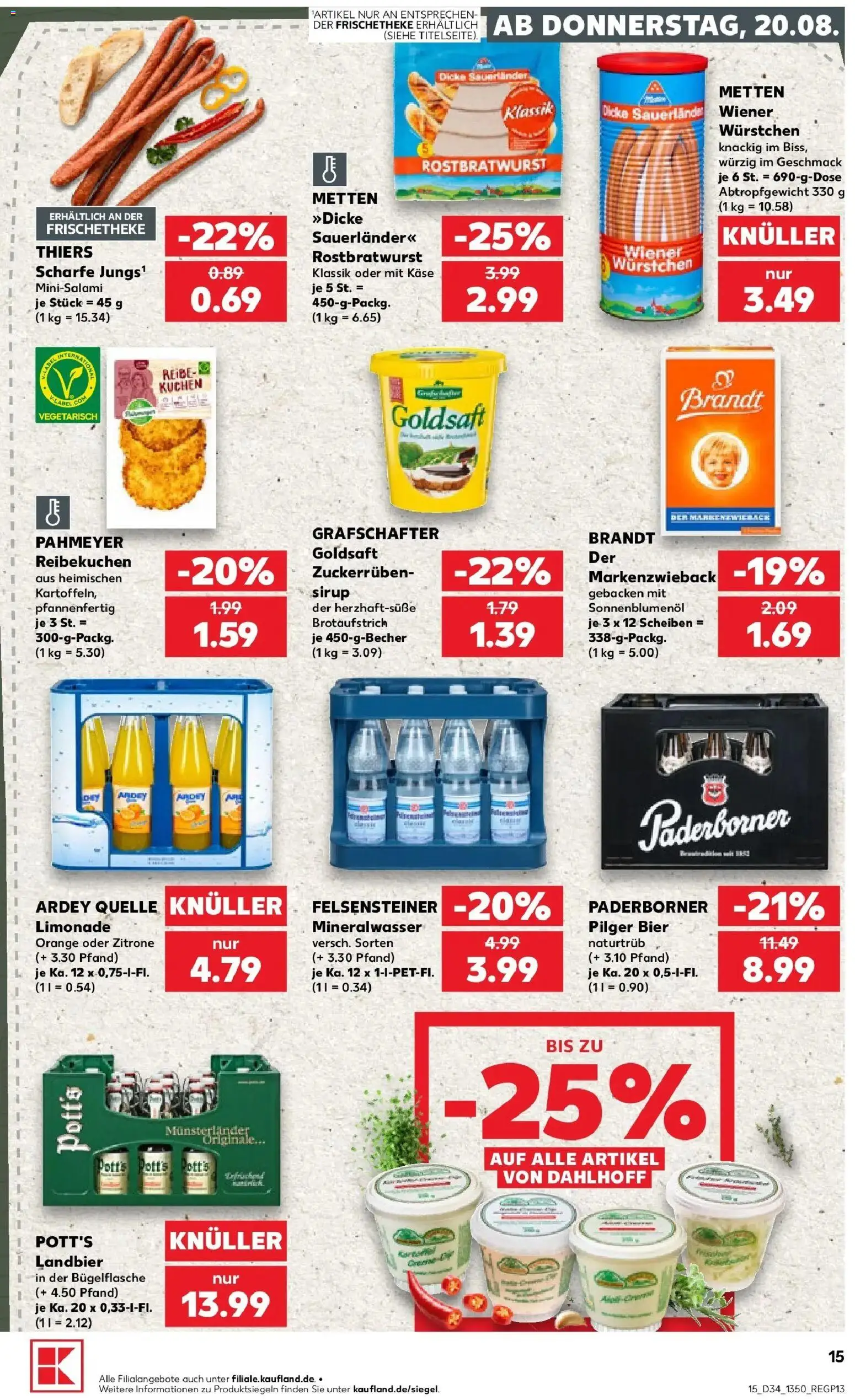 Prospekt Kaufland ab 20.08.2026 » Angebote Online zum Blättern | Seite: 15