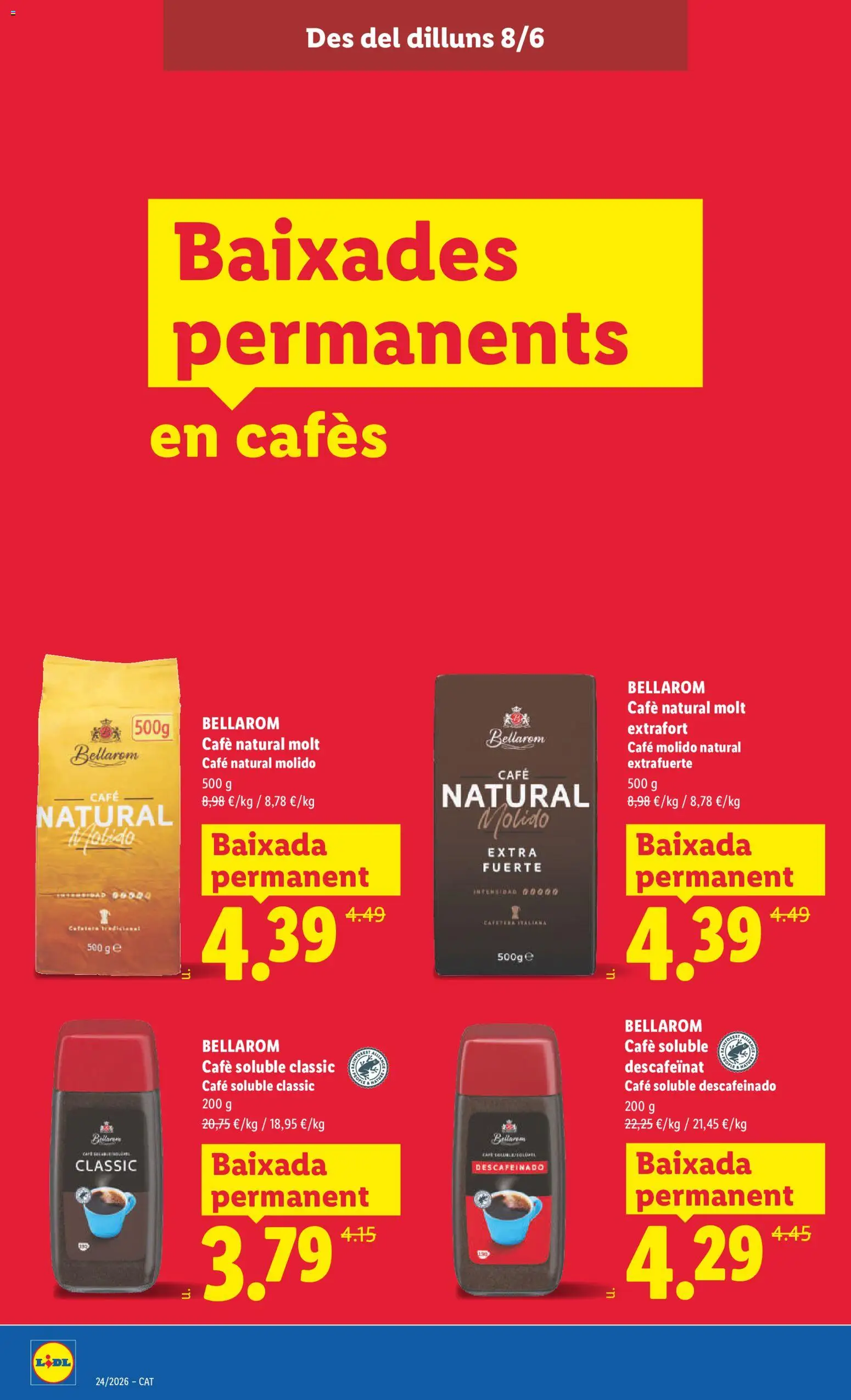 Lidl folleto │ válido desde el 08.06.2026 | Página: 54 | Productos: Café, Café molido, Μηχανή καφέ