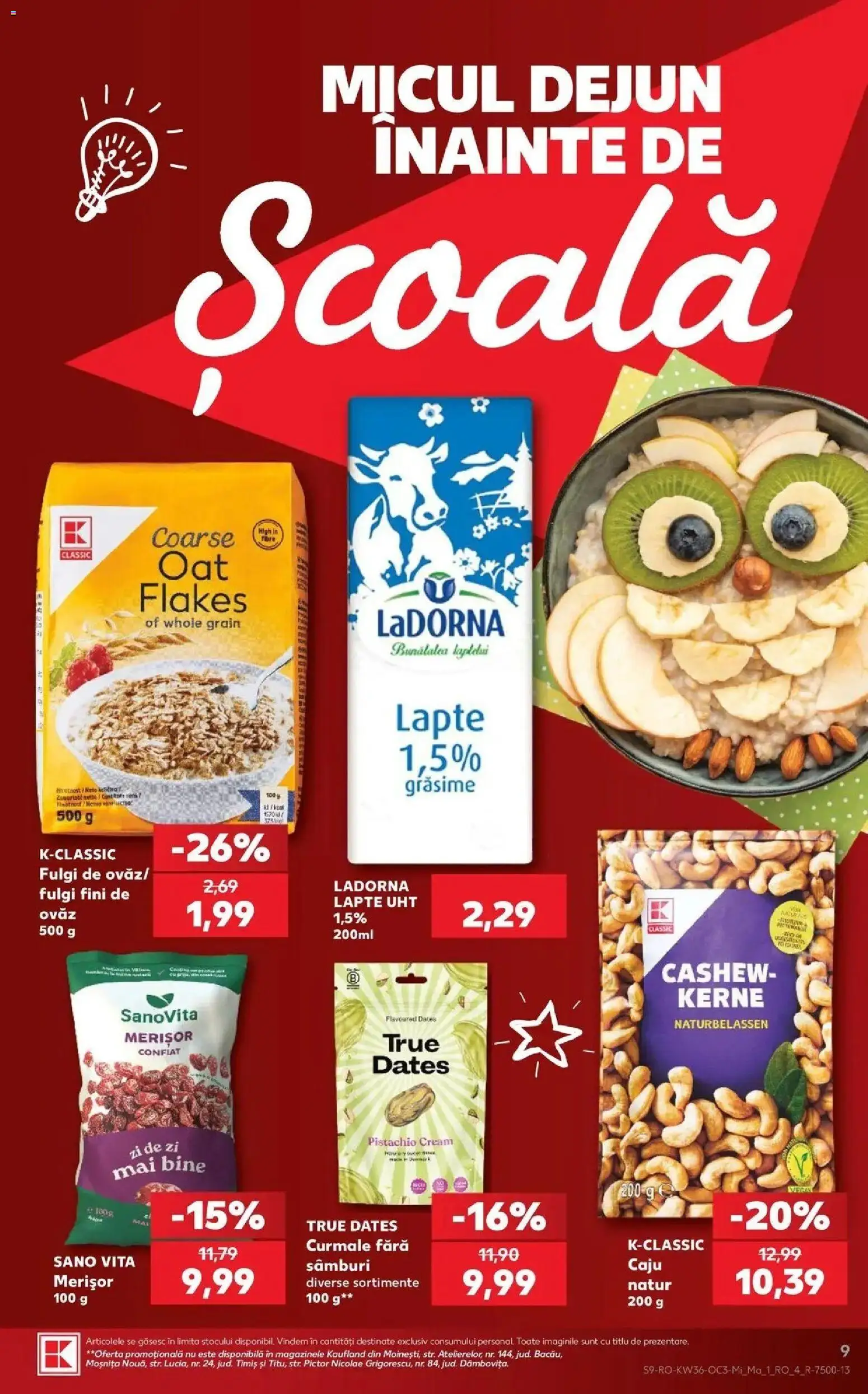 Kaufland Viseu de Sus 02.09.2026 - Revista si Oferta | Pagină: 9 | Produse: Vită, Lapte, Caju, Fulgi