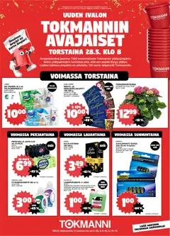 Tokmanni-mainoslehti voimassa 28.05.2026 alkaen