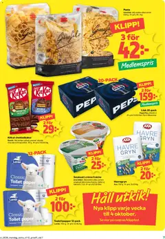 Coop Daglivs erbjudanden - Förhandsvisning av reklamblad från butik Coop Daglivs aktuell från 14/09/2026 | Sida: 7